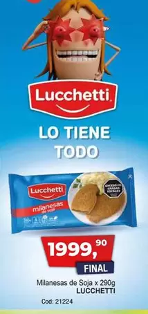 Lucchetti - Milanesas de Soja x 290g