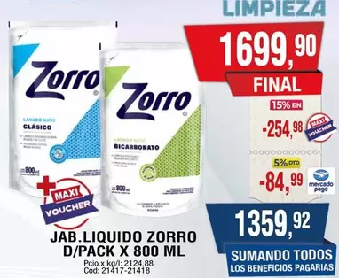 Zorro - JAB.LIQUIDO