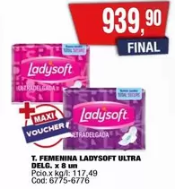 Ladysoft - T. FEMENINA ULTRA DELG