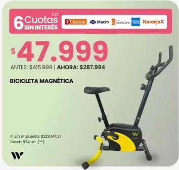 BICICLETA MAGNÉTICA