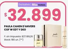 Mas - COF W EDT Y DEO