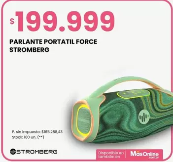 Stromberg - PARLANTE PORTATIL FORCE