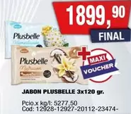 Plusbelle - JABON PLUSBELLE 3x120 gr.