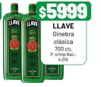 Llave - Ginebra clásica