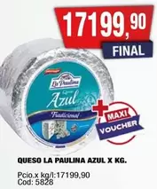 La paulina - AZUL X KG