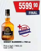X$ - WHISKY BLENDERS x 750 cc