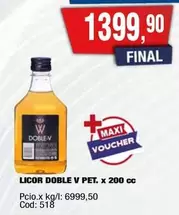 X$ - LICOR DOBLE V PET