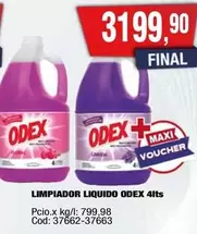 odex - LIMPIADOR LIQUIDO 4lts