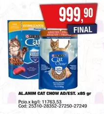 Purina - CAT CHOW AD/EST. x85 gr