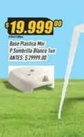 Mor - Base Plastica  P Sombrilla Blanco 1un