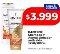 Pantene - Shampoo y Acondicionador anticalda