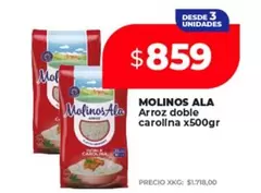 Molinos Ala - Arroz doble carolina x500gr