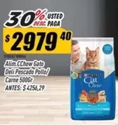 CAT - CChow Gato Deli Pescado Pollo/Carne 500Gr