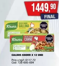 Knorr - CALDOS X 12 UND