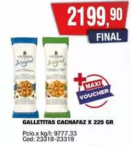 X$ - GALLETITAS CACHAFAZ