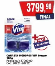 Vim - CANASTA INODOROS bloque