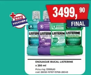 Listerine - ENJUAGUE BUCAL