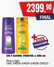 Fructis - SH.Y ACOND. FRUCTIS