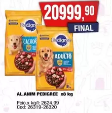 Pedigree - AL.ANIM  x8 kg