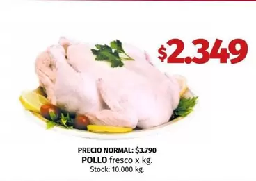 X$ - POLLO fresco x kg