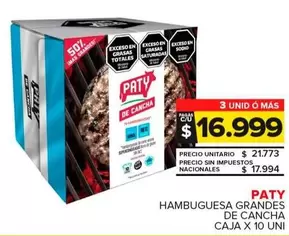 Paty - Hambuguesa Grandes De Cancha