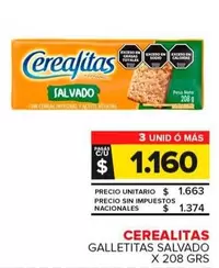 Cerealitas - Galletitas Salvado