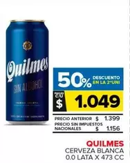 Quilmes - Cerveza Blanca 0.0 