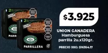 union ganadera - Hamburguesa parrilla