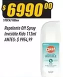 Off - Spray Invisible Kids