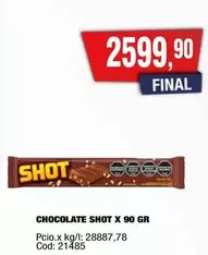 Shot - CHOCOLATE SHOT X 90 GR