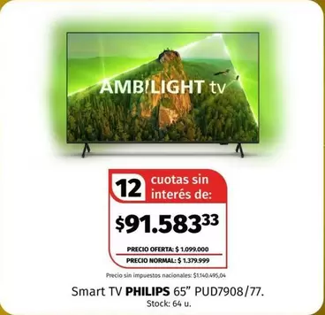 Philips - 65" PUD7908/77