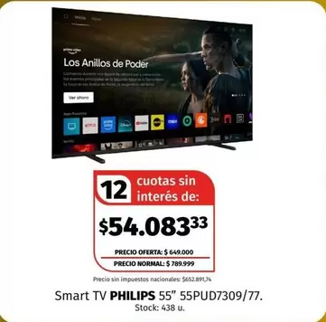 Philips - 55" 55PUD7309/77