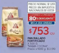 Mama Cocina - PAN RALLADO FORTIFICADO