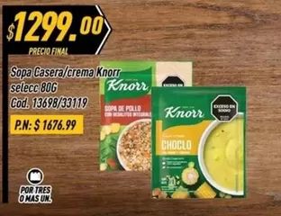 Knorr - Sopa Casera/crema