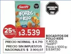 Swift - BOCADITOS DE POLLO KIDS