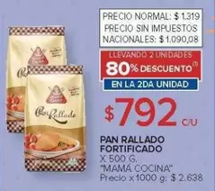 Mama Cocina - PAN RALLADO FORTIFICADO