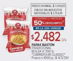 Carrefour - PAPAS BASTON