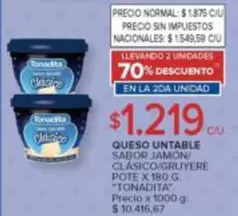 Tonadita - QUESO UNTABLE