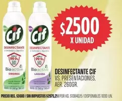 Cif - DESINFECTANTE