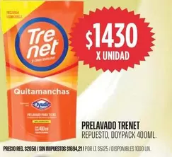 Trenet - PRELAVADO