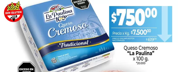 La paulina - Queso Cremoso