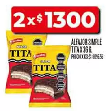 Tita - ALFAJOR SIMPLE
