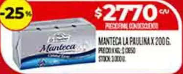 La paulina - MANTECA
