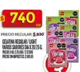 Dia - GELATINA REGULAR/LIGHT