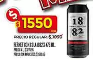 XL - FERNET CON COLA 1882