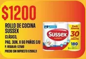 Sussex - ROLLO DE COCINA