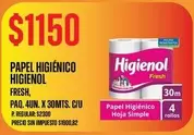 Higienol - PAPEL HIGIÉNICO