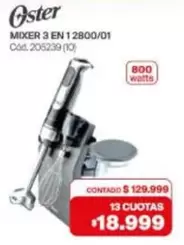 Oster - MIXER 3 EN 12800/01