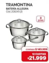 Tramontina - BATERÍA ALLEGRA