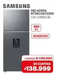 Samsung - HELADERA RT38CG6720S9